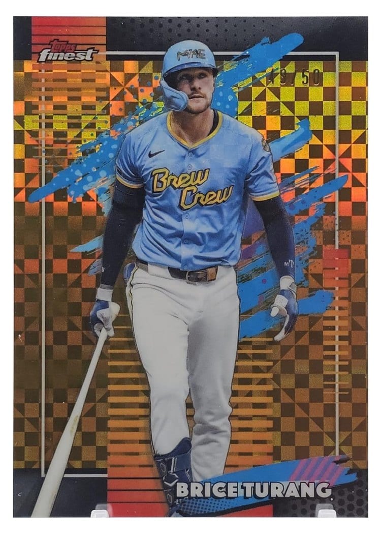 2026 Topps Finest Brice Turang #186 card