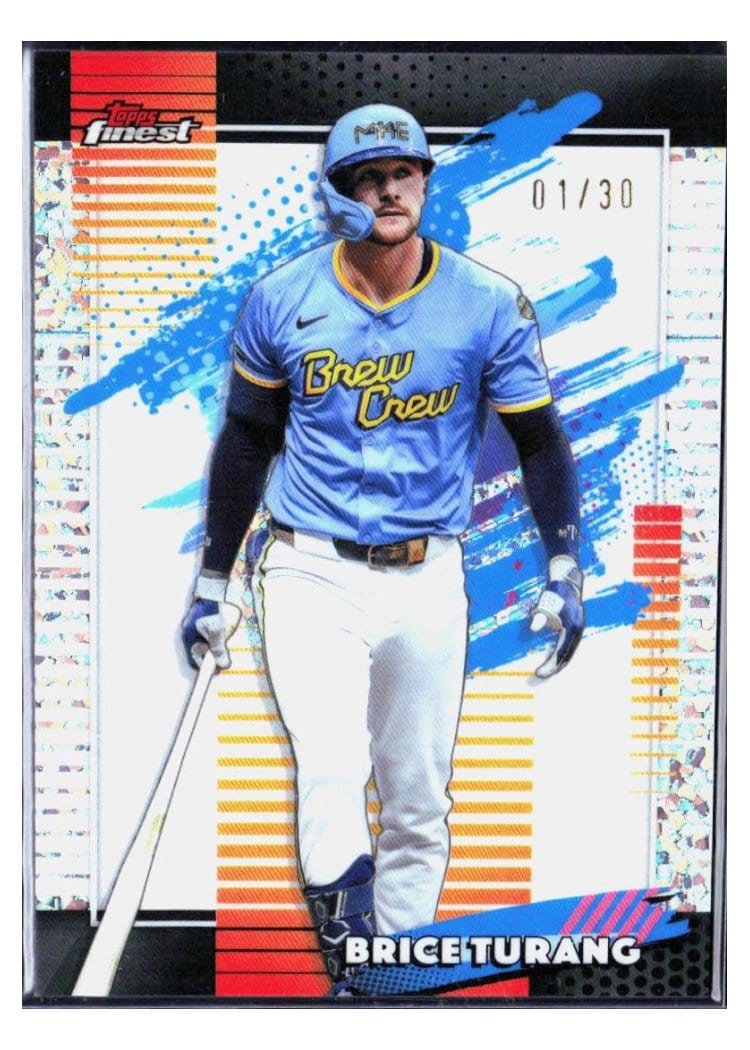 2026 Topps Finest Brice Turang #186 card