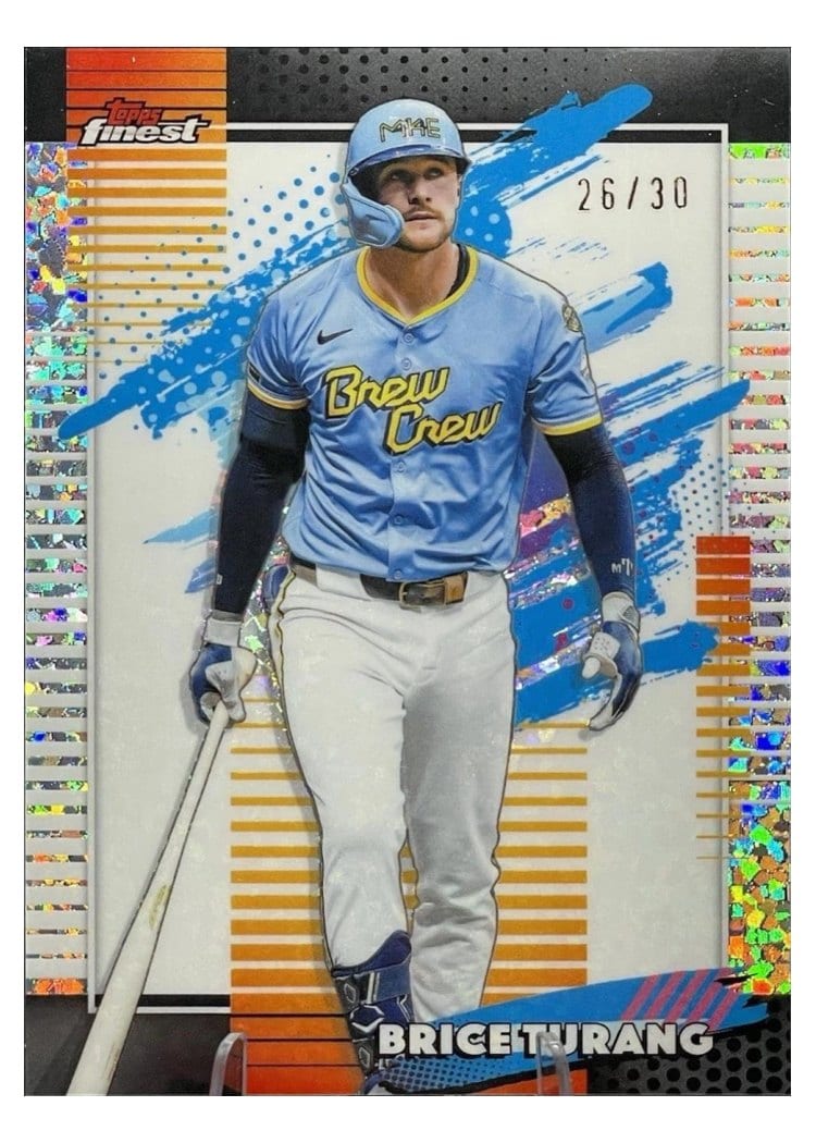 2026 Topps Finest Brice Turang #186 card