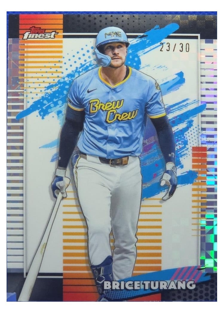 2026 Topps Finest Brice Turang #186 card