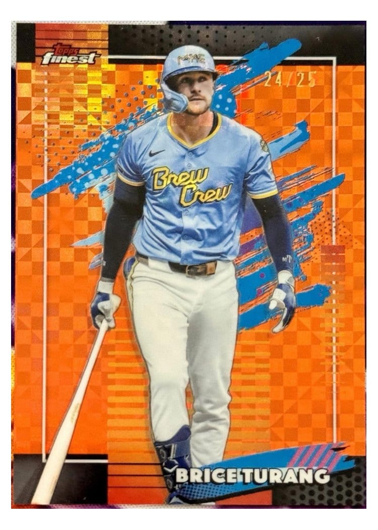 2026 Topps Finest Brice Turang #186 card