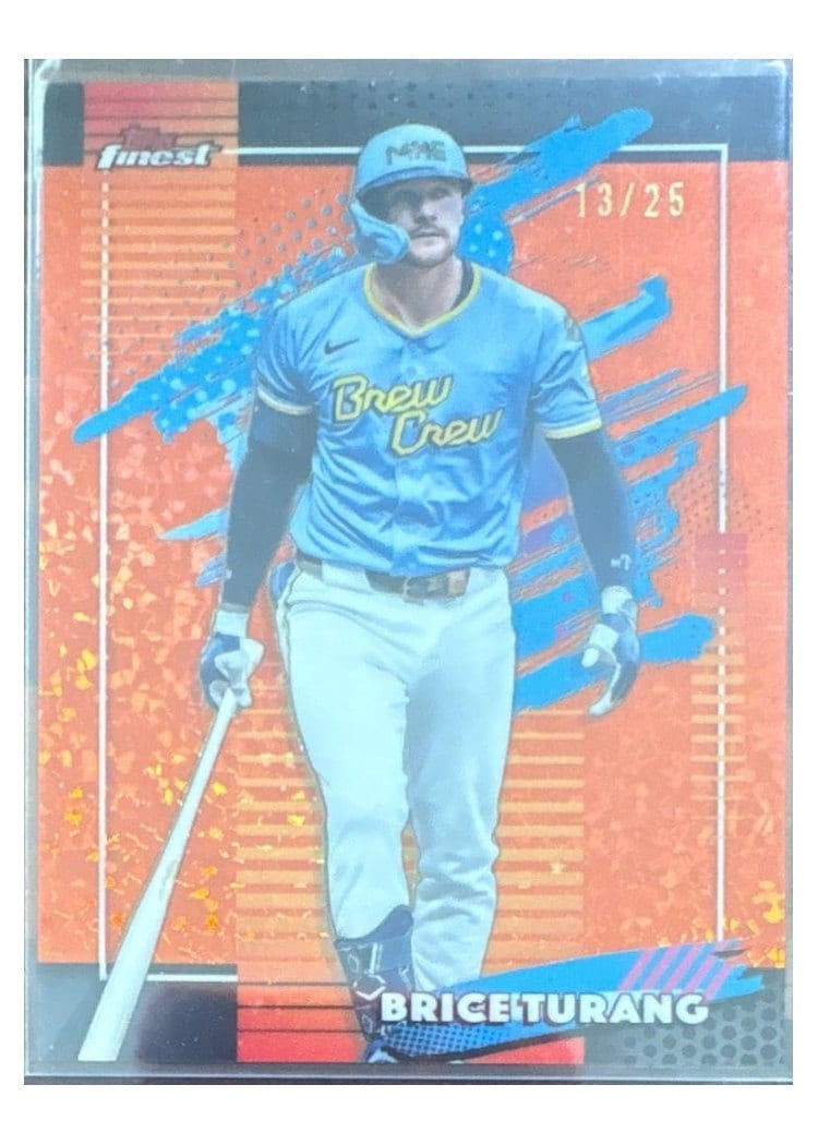 2026 Topps Finest Brice Turang #186 card