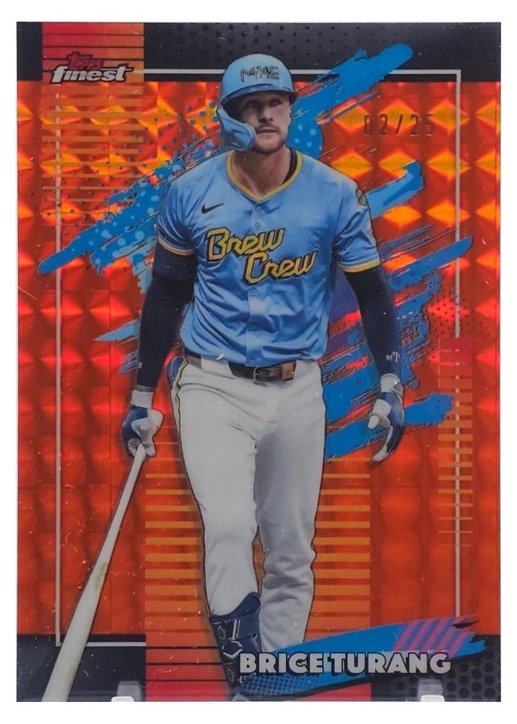 2026 Topps Finest Brice Turang #186 card