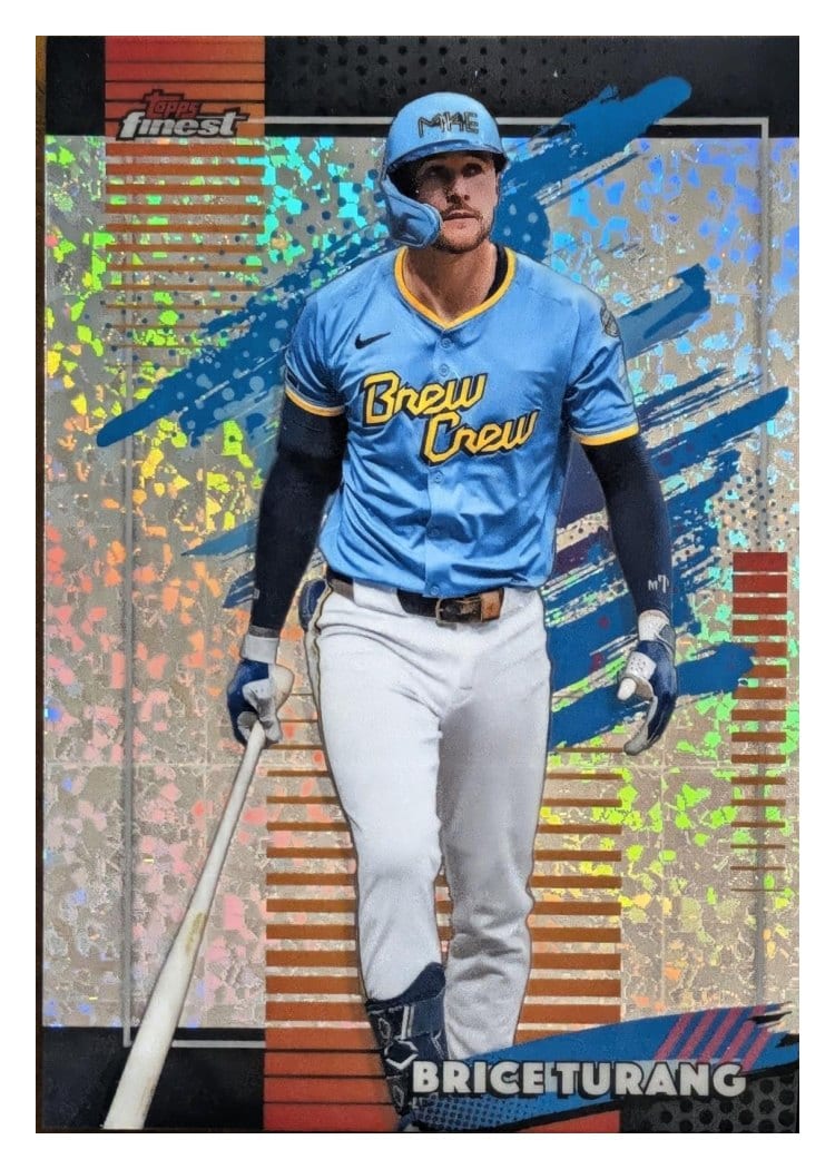 2026 Topps Finest Brice Turang #186 card