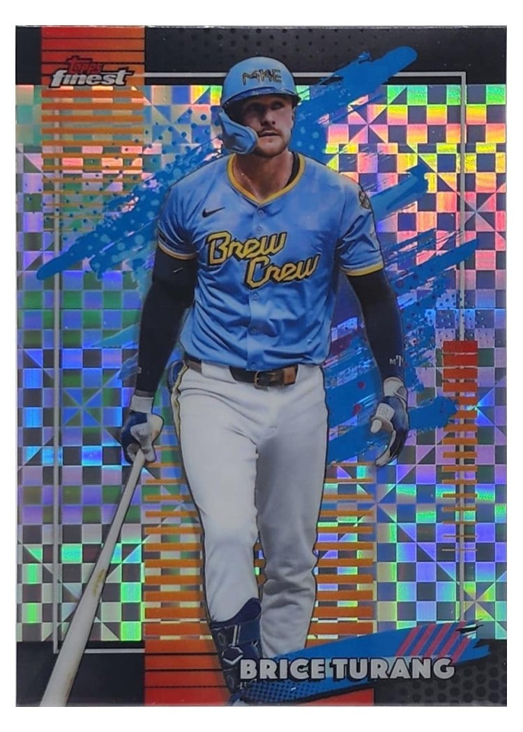 2026 Topps Finest Brice Turang #186 card