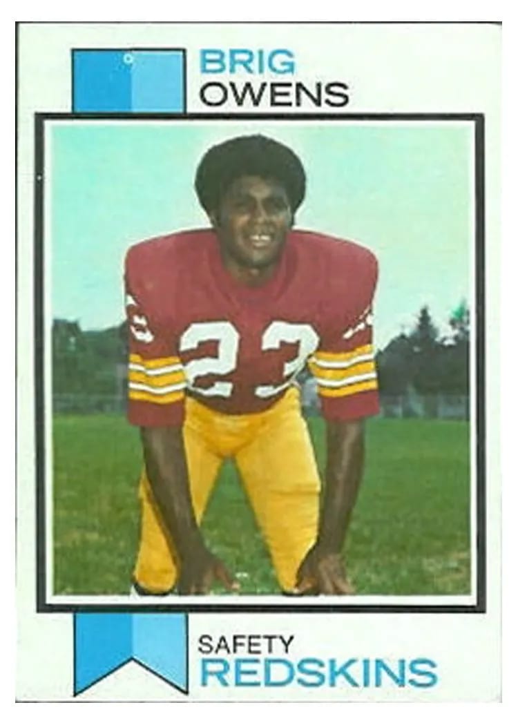 1973 Topps Brig Owens #442 card