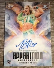 2025 Topps Exalted WWE Wrestling Apparition Autographs Brinley Reece #APA-BRC card