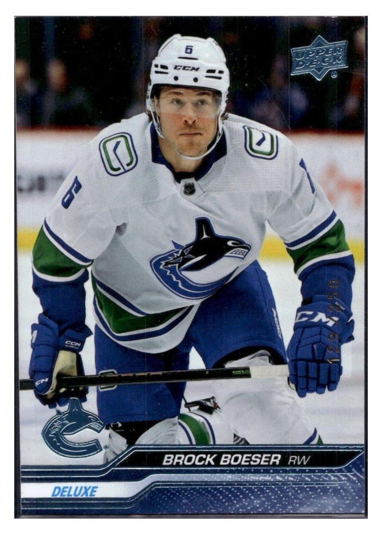 2023-24 Upper Deck Base Set Brock Boeser #176 card
