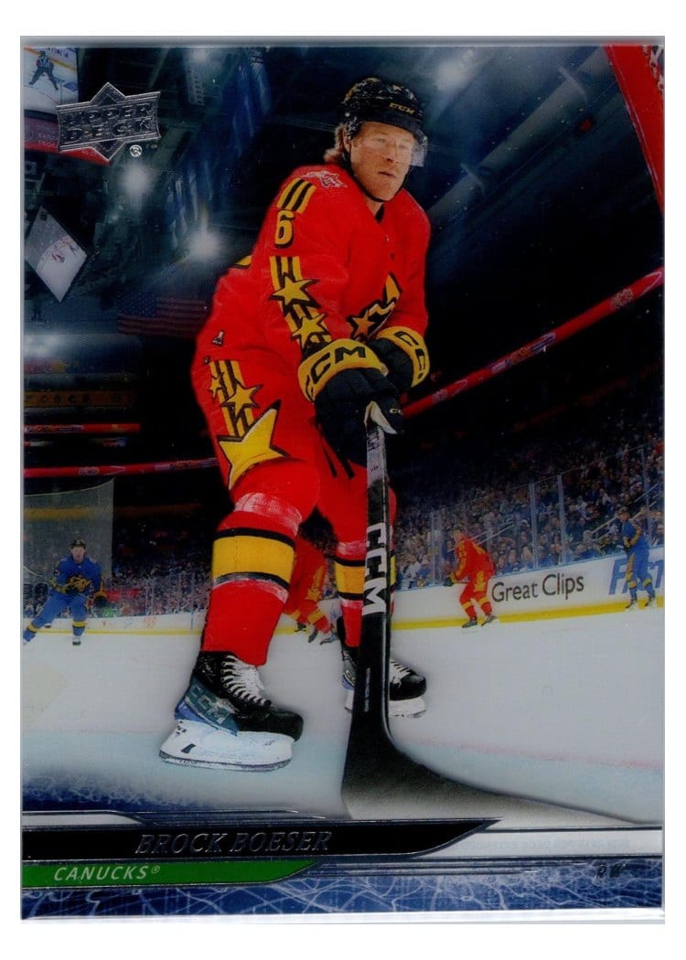 2024-25 Upper Deck Base Set Brock Boeser #695 card