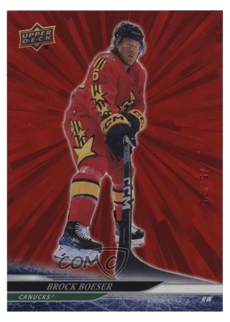 2024-25 Upper Deck Base Set Brock Boeser #695 card