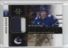 2024-25 Upper Deck Ultimate Collection Ultimate Material Signatures Brock Boeser #USM-BB