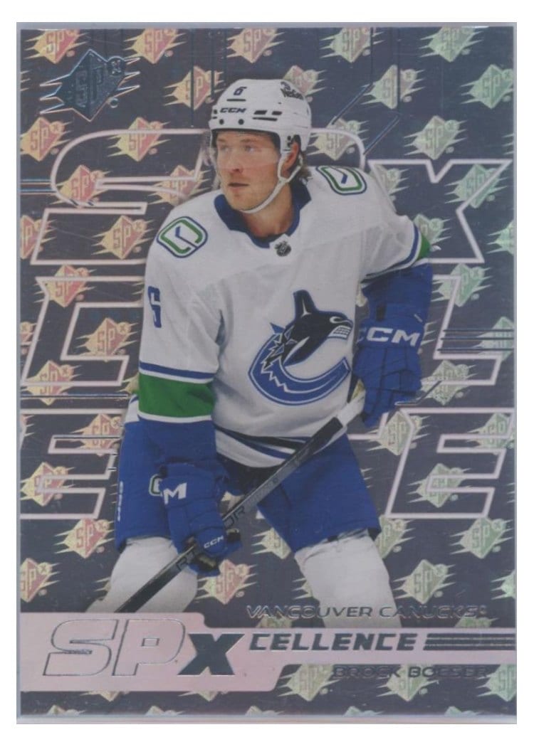 2025-26 SPx 2024 Update - SPxCellence Autos Parallel Brock Boeser #XC-BB card
