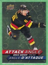 2025-26 Tim Hortons Collectors Series Attack Angle Brock Boeser #AA-12