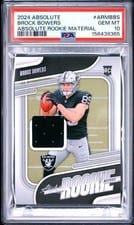 2024 Panini Absolute Absolute Rookie Materials Brock Bowers #ARM-BBS