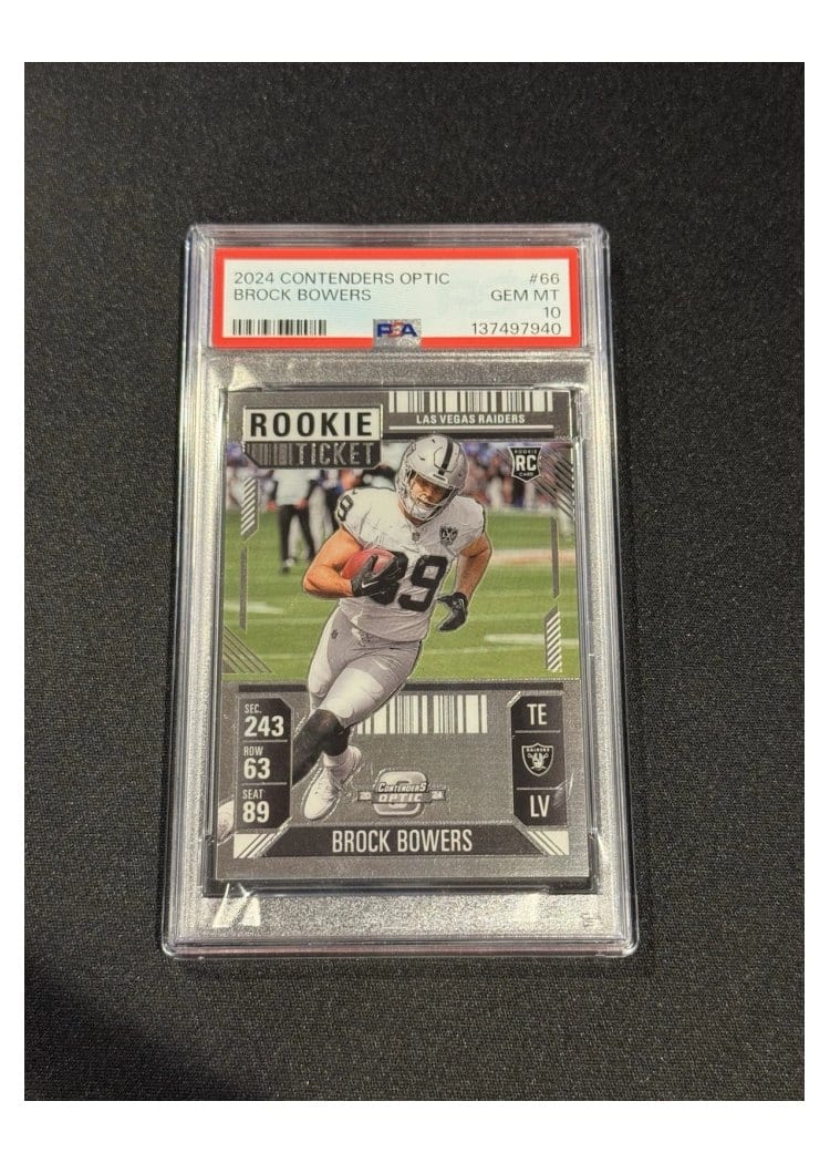 2024 Panini Contenders Optic Base Set Brock Bowers #66 card