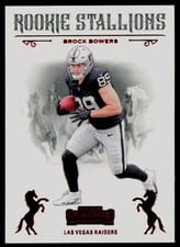 2024 Panini Contenders Rookie Stallions Brock Bowers #8 card