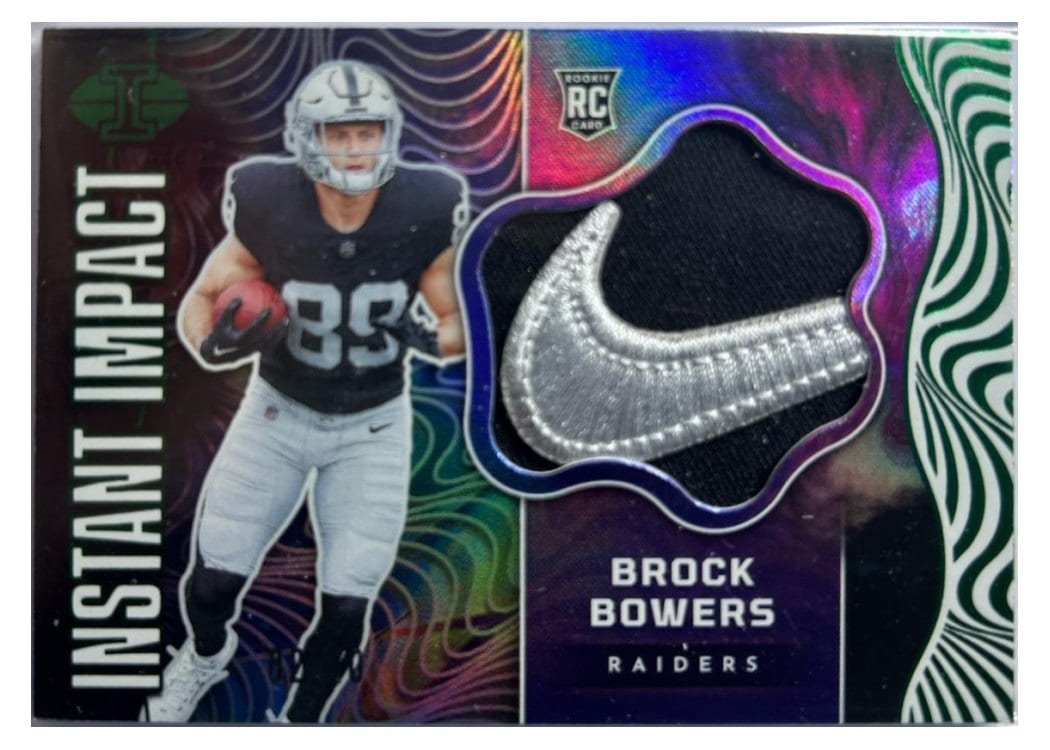 2024 Panini Illusions Instant Impact Relics Brock Bowers #7 card