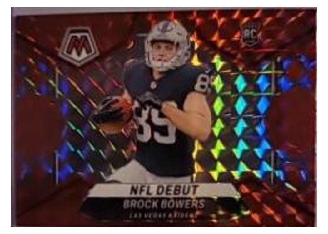 2024 Panini Mosaic Base Set Brock Bowers #286 card
