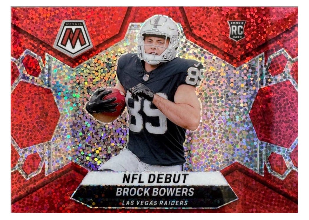 2024 Panini Mosaic Base Set Brock Bowers #286 card