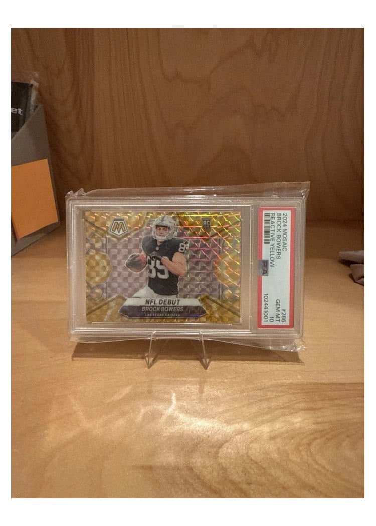2024 Panini Mosaic Base Set Brock Bowers #286 card