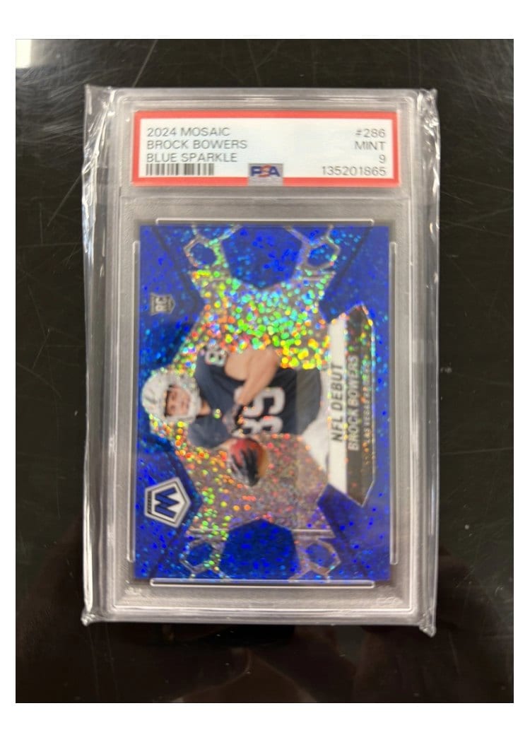 2024 Panini Mosaic Base Set Brock Bowers #286 card