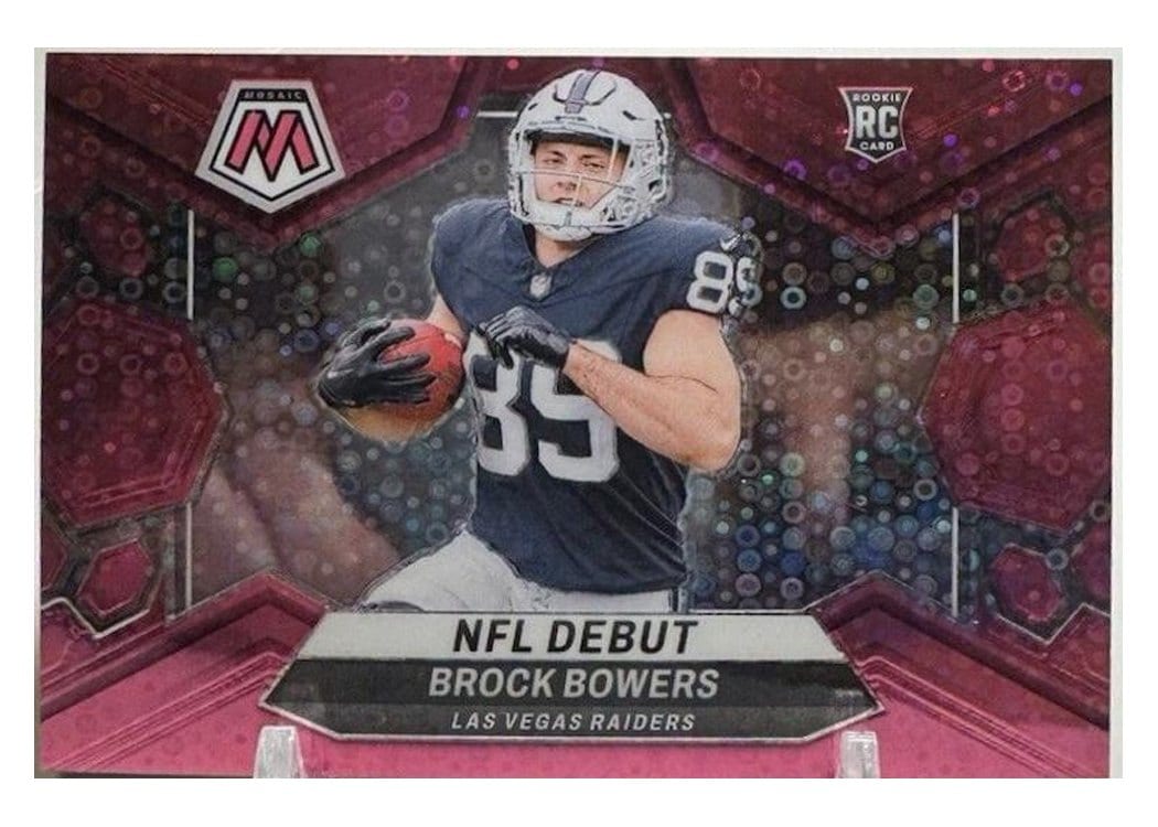 2024 Panini Mosaic Base Set Brock Bowers #286 card