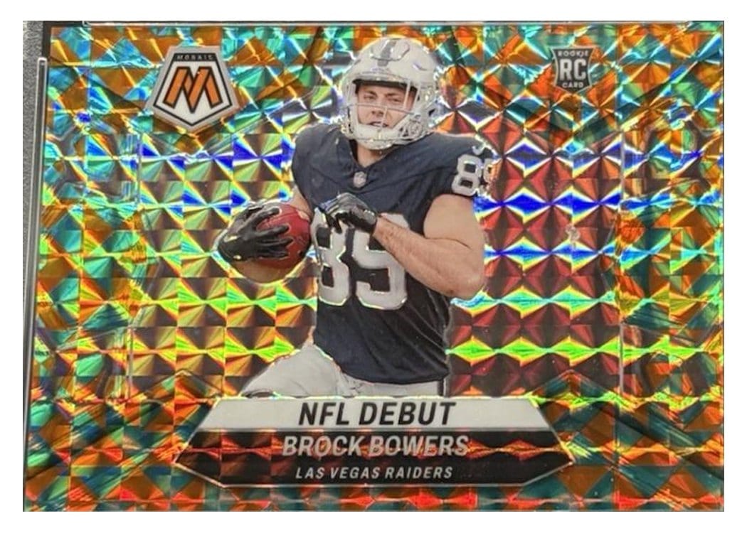 2024 Panini Mosaic Base Set Brock Bowers #286 card