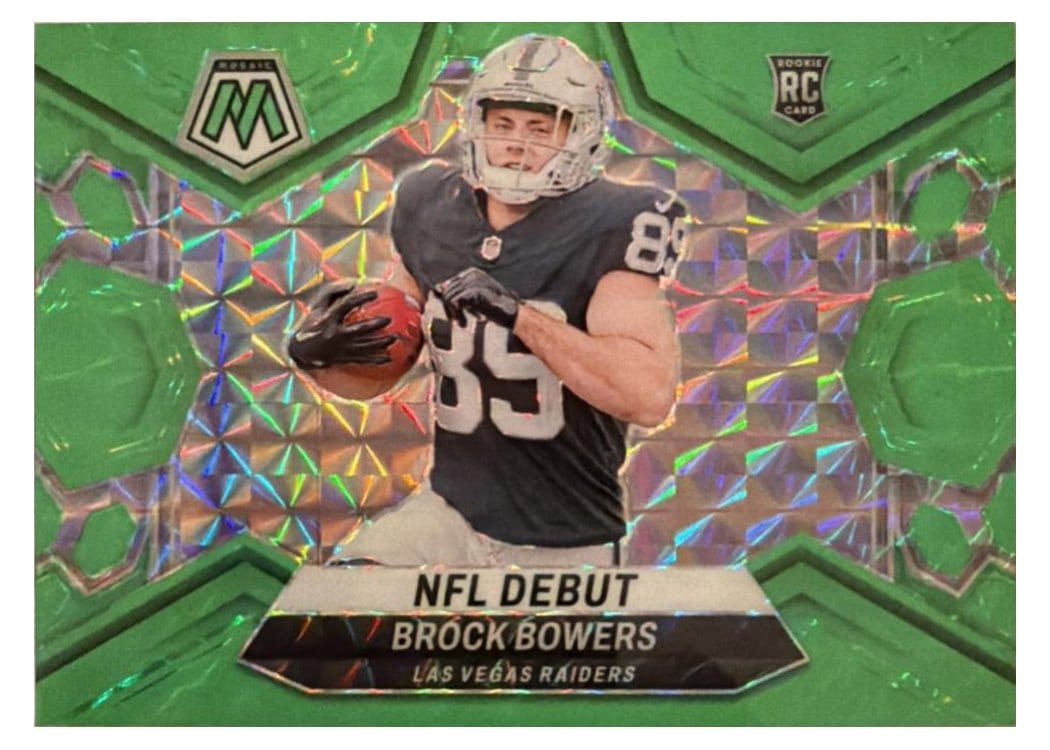 2024 Panini Mosaic Base Set Brock Bowers #286 card