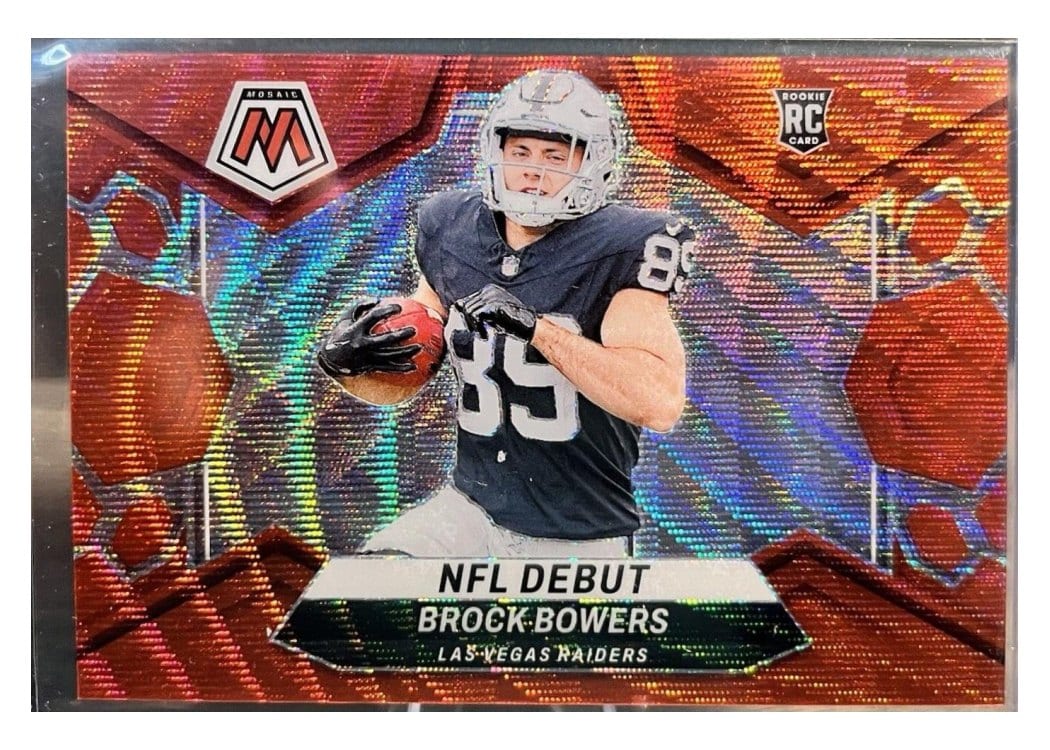 2024 Panini Mosaic Base Set Brock Bowers #286 card