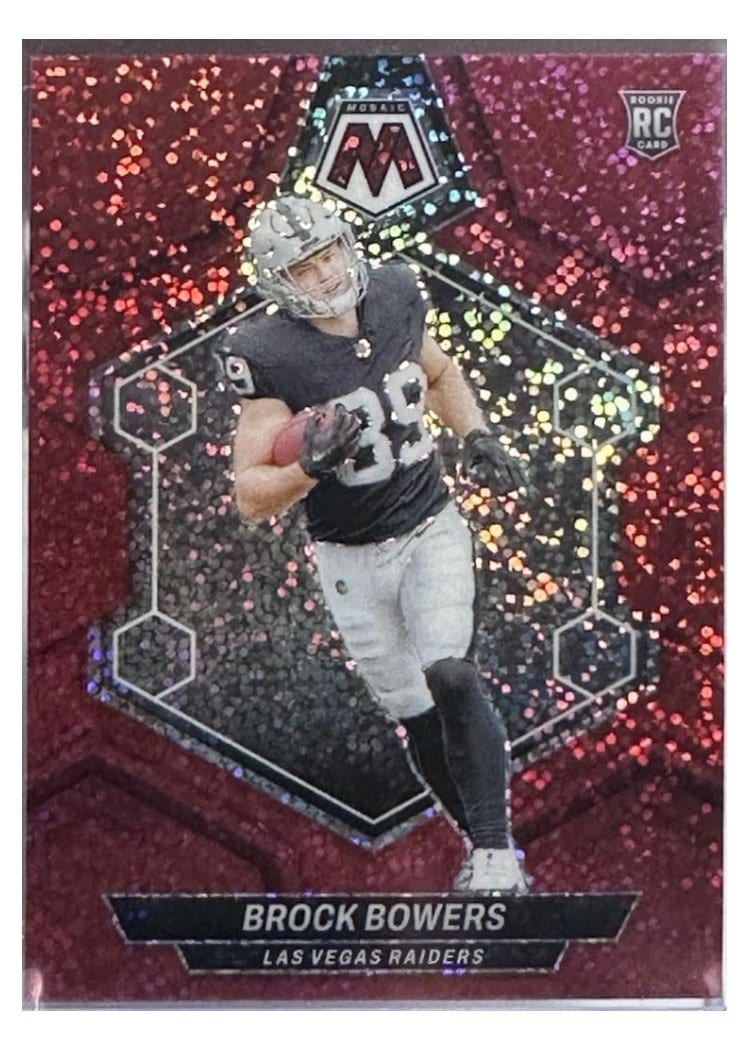 2024 Panini Mosaic Base Set Brock Bowers #313 card