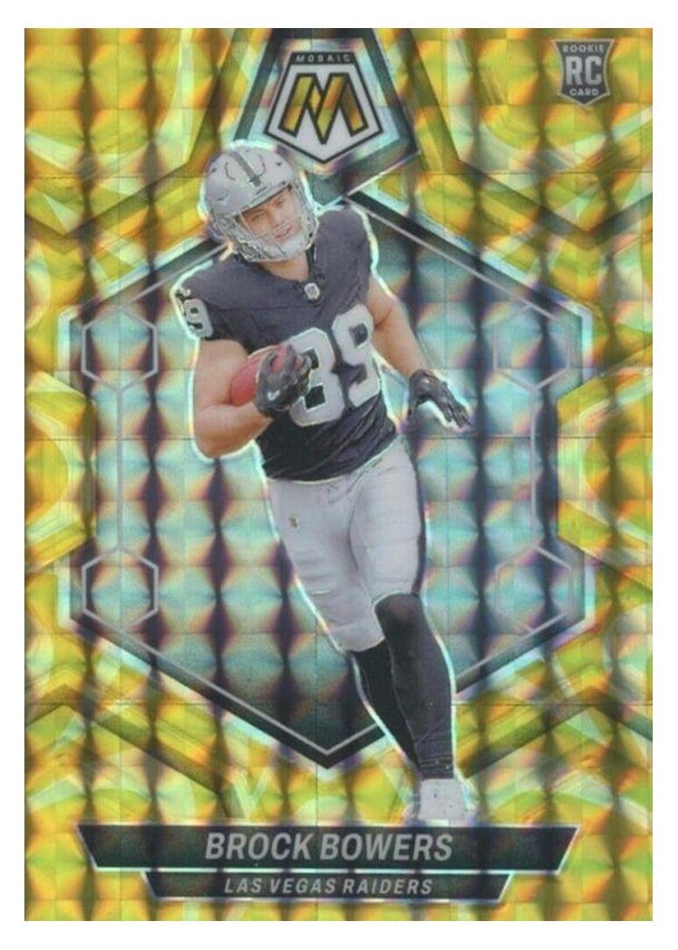 2024 Panini Mosaic Base Set Brock Bowers #313 card