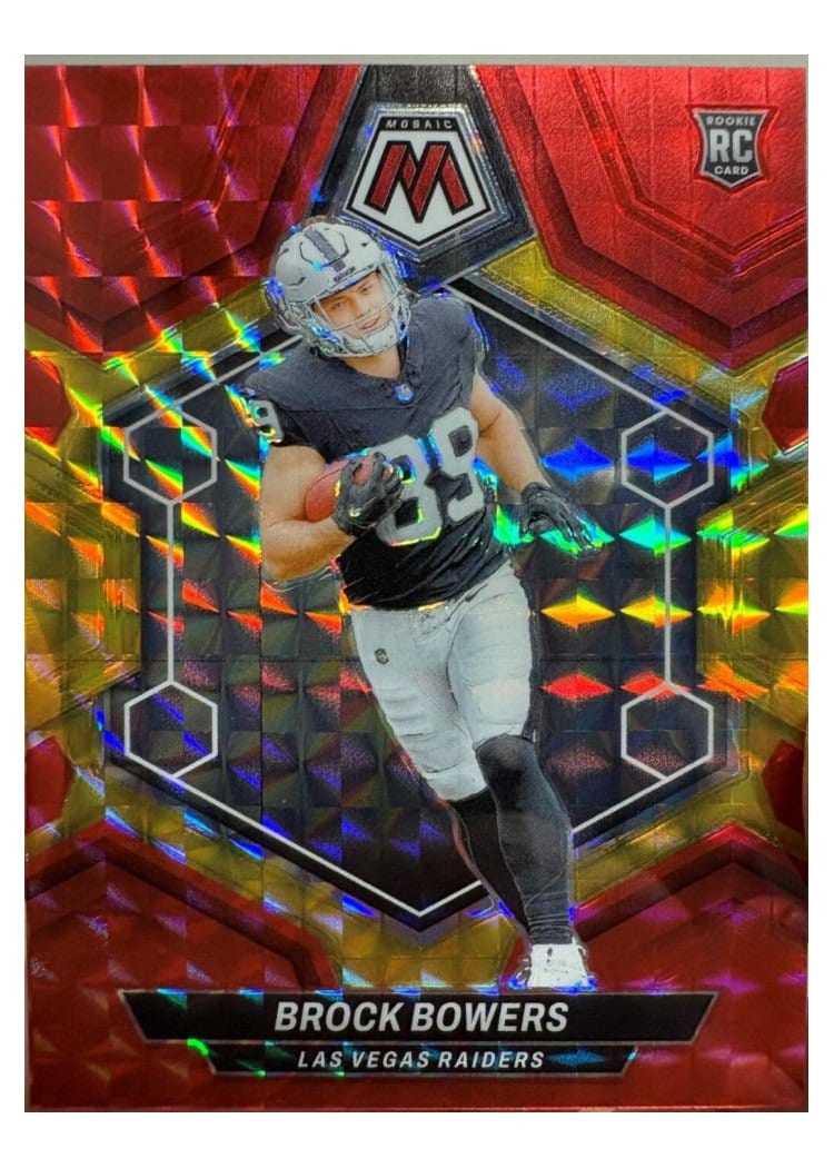 2024 Panini Mosaic Base Set Brock Bowers #313 card