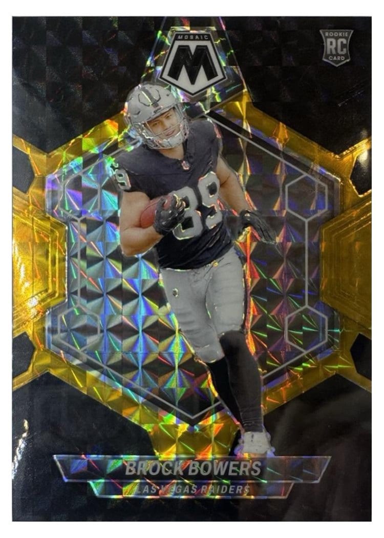2024 Panini Mosaic Base Set Brock Bowers #313 card