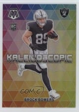 2024 Panini Mosaic Kaleidoscopic Brock Bowers #23 card