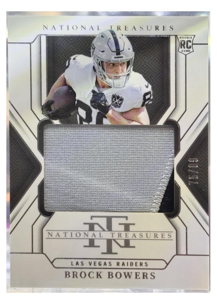 2024 Panini National Treasures Base Set Brock Bowers #213 card