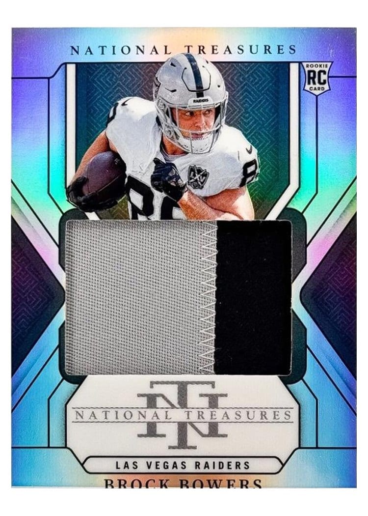 2024 Panini National Treasures Base Set Brock Bowers #213 card