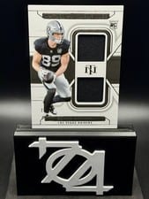 2024 Panini National Treasures Treasured Rookies Brock Bowers #8 card