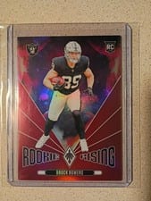 2024 Panini Phoenix Rookie Rising Brock Bowers #RR-BBS card