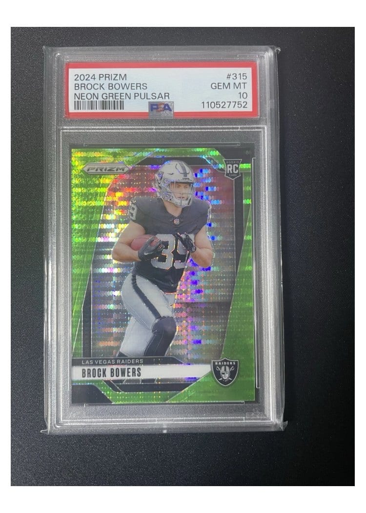 2024 Panini Prizm Base Set Brock Bowers #315 card