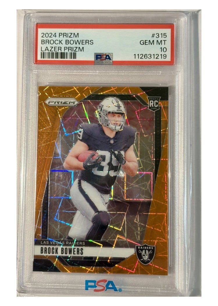 2024 Panini Prizm Base Set Brock Bowers #315 card