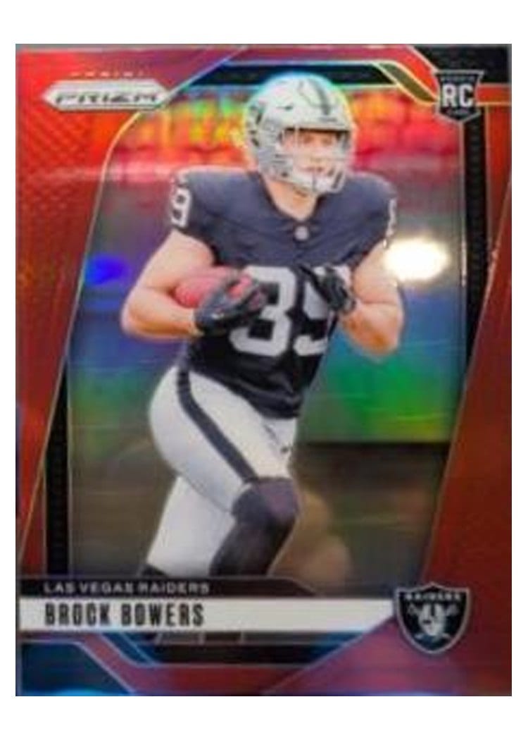 2024 Panini Prizm Base Set Brock Bowers Red #315 card