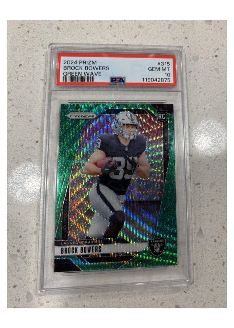 2024 Panini Prizm Base Set Brock Bowers #315 card