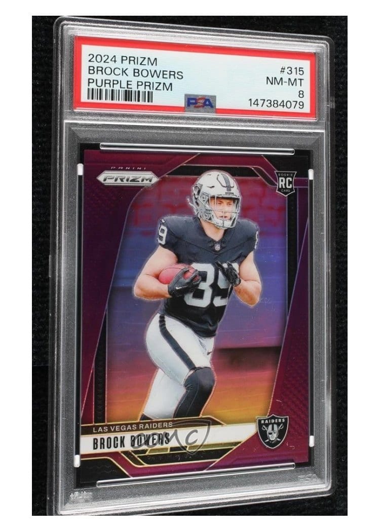 2024 Panini Prizm Base Set Brock Bowers #315 card