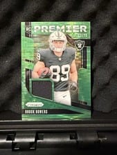 2024 Panini Prizm Premier Jerseys Brock Bowers #PJ-BBS card