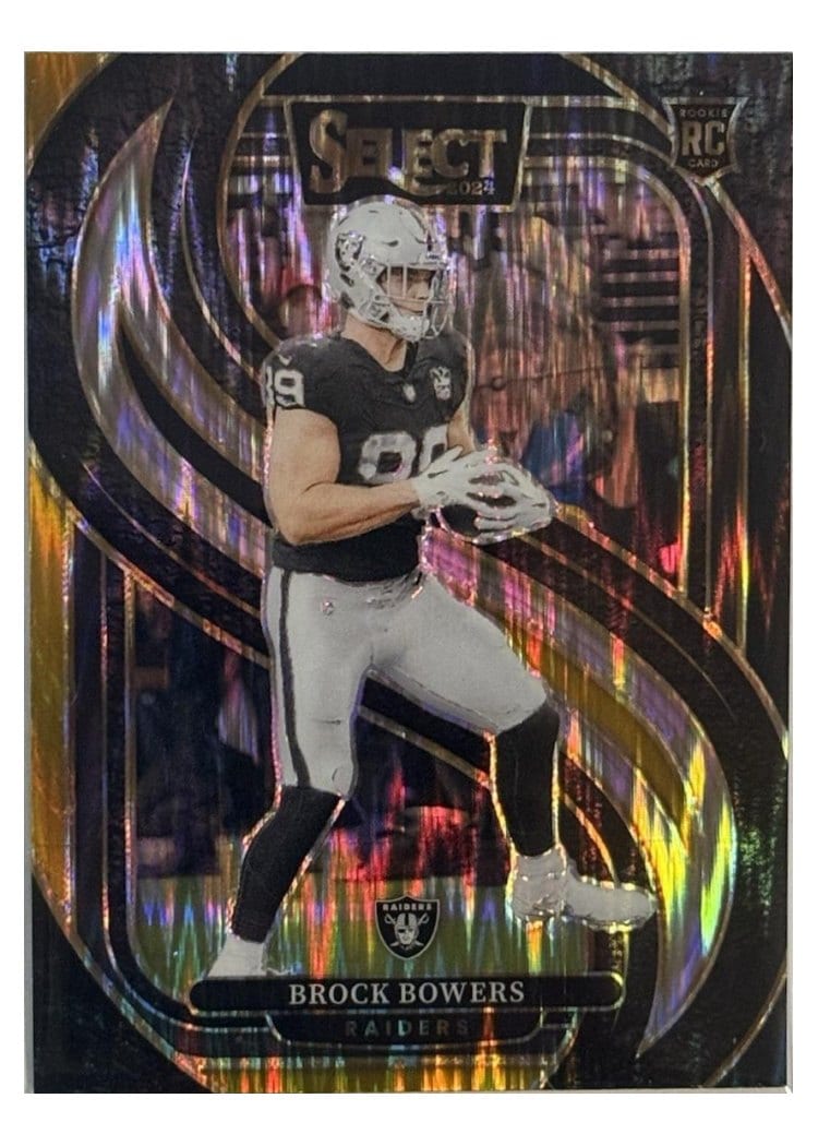 2024 Panini Select Base Set Brock Bowers Black Mojo #118 card