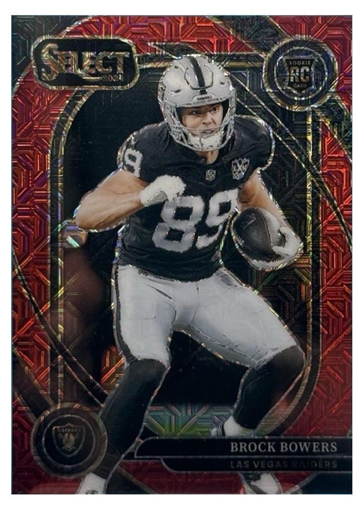 2024 Panini Select Base Set Brock Bowers #222 card