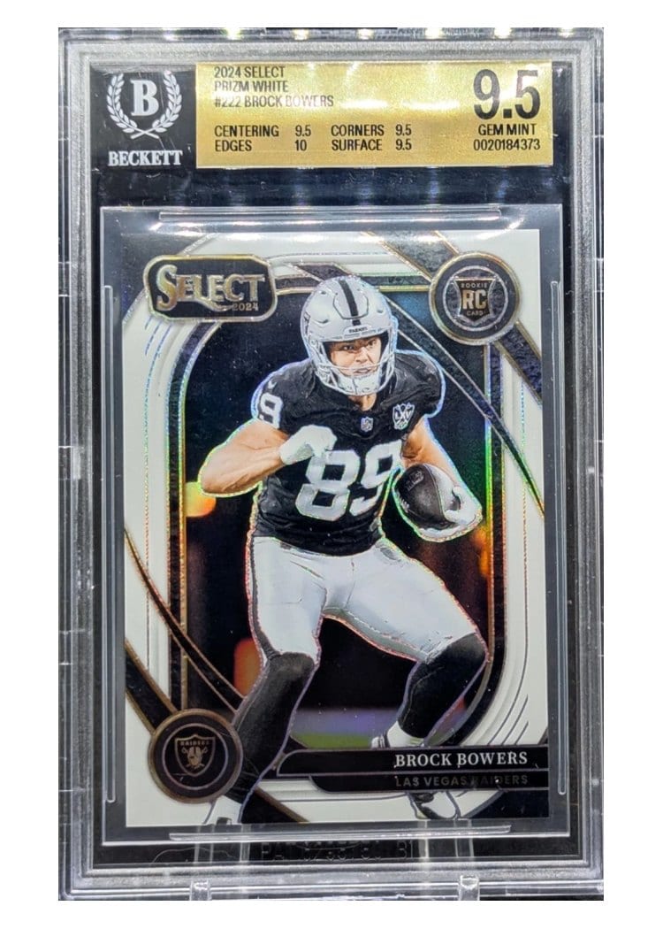2024 Panini Select Base Set Brock Bowers #222 card