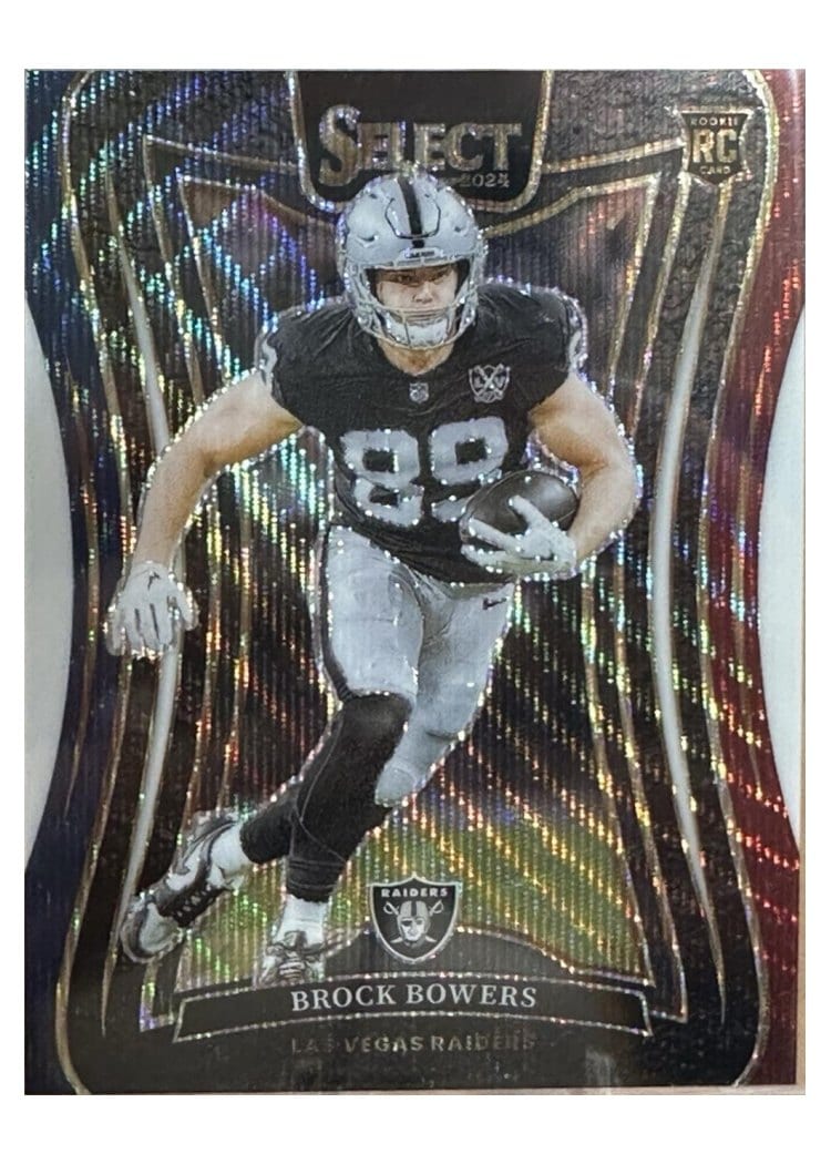 2024 Panini Select Base Set Brock Bowers #383 card