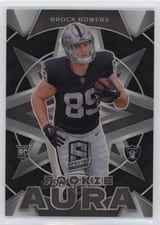 2024 Panini Spectra Rookie Aura Brock Bowers #RA-BBS card