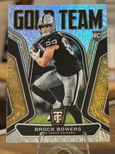 2024 Panini Totally Certified Gold Team Brock Bowers #19 card